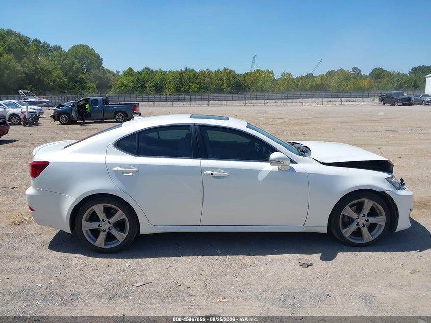 LEXUS IS 250 2011 VIN JTHBF5C21B5153525