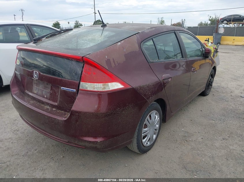 2011 HONDA INSIGHT HATCHBACK 1.3L I-4 VVT, 88HP