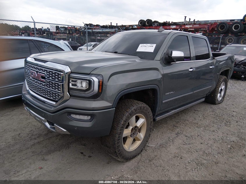 2017 GMC Sierra, Rear, IAAI, VIN 3GTU2PEJ2HG348265 — photo 2