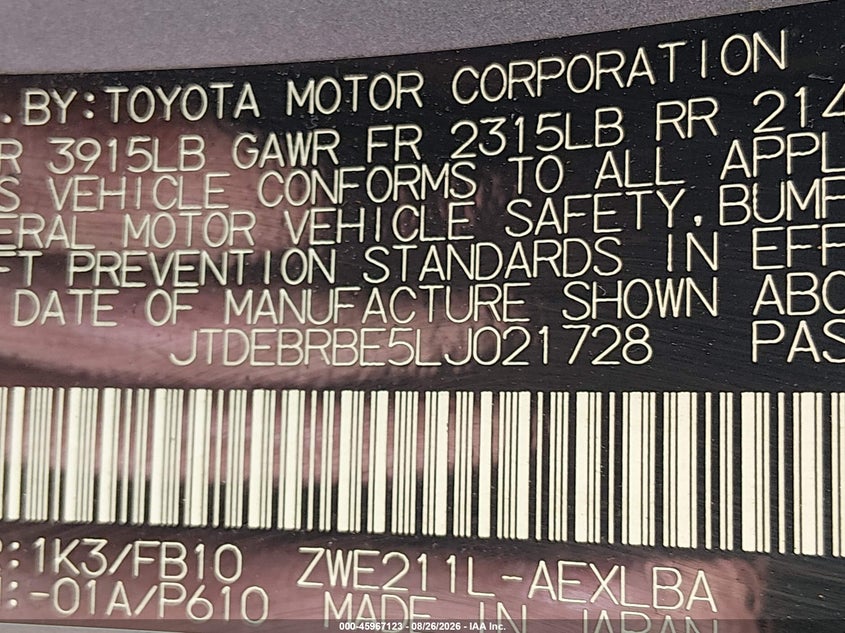 TOYOTA COROLLA - zdjęcie 9