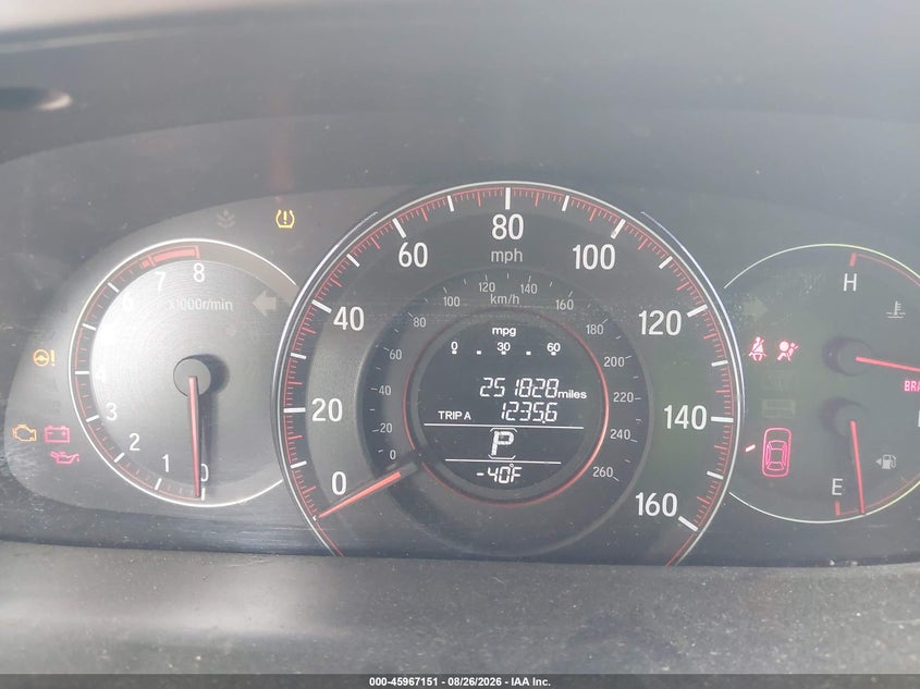 2016 HONDA ACCORD auction photo 7
