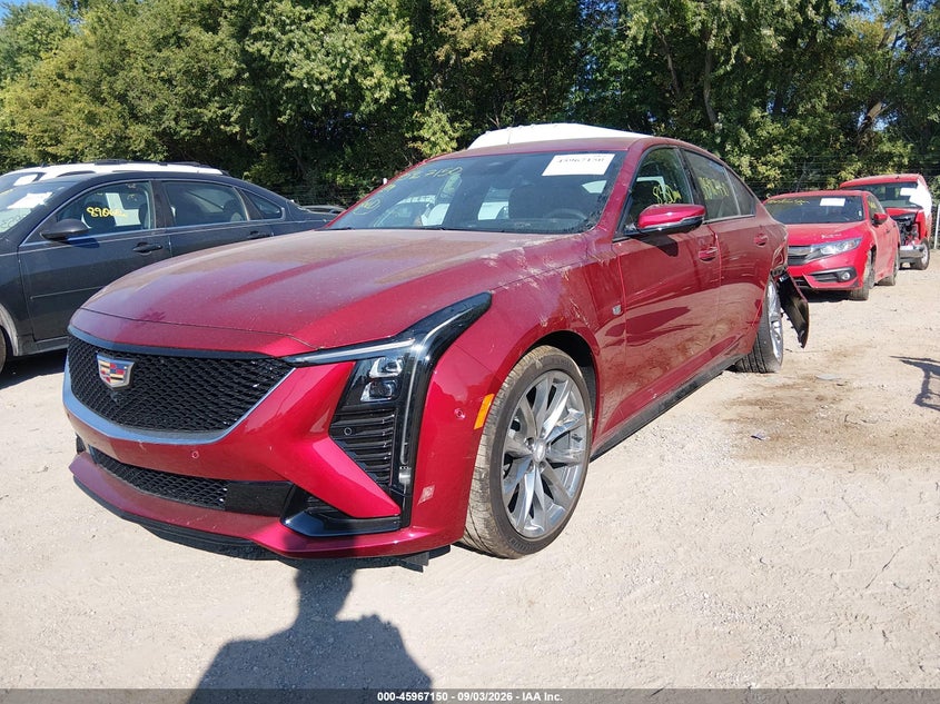 2025 Cadillac CT5, Лівий зад, IAAI, VIN 1G6DU5RK2S0117639 — фото 2