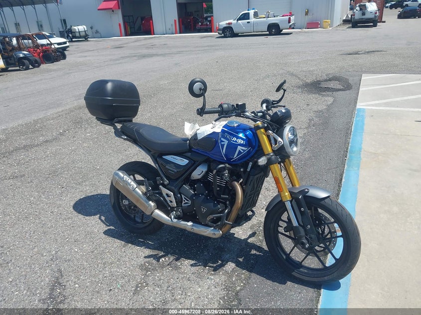 2024 TRIUMPH MOTORCYCLE SPEED auction photo 1