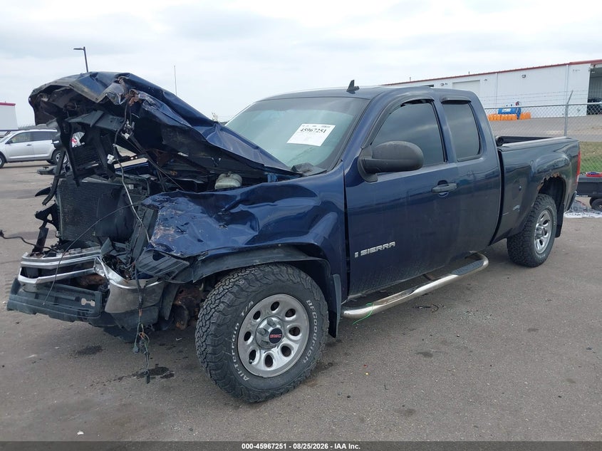 2009 GMC Sierra, Front End, IAAI, VIN 1GTEC19C49Z150363 — photo 2