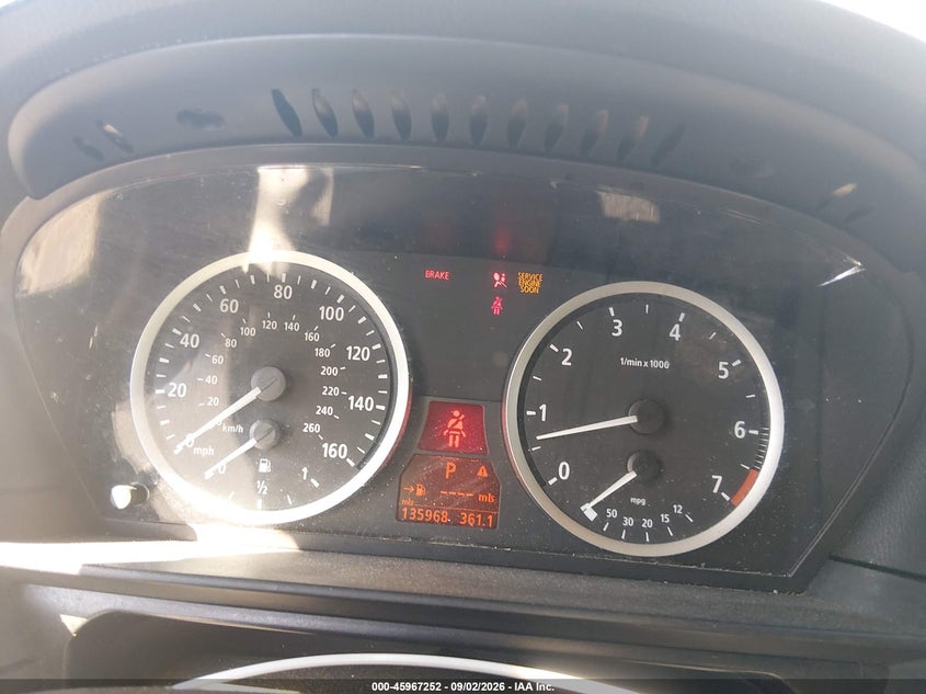 BMW 525I 2005 VIN WBANA535X5B860956