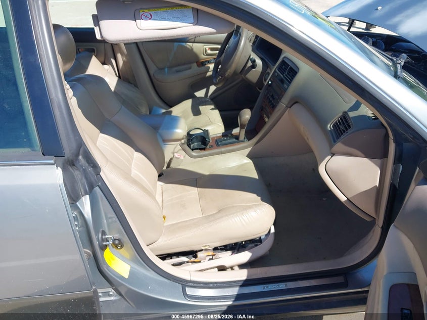 LEXUS ES 300 2000 VIN JT8BF28G3Y5087426