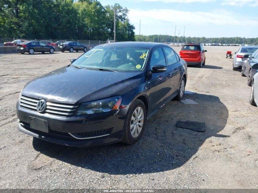 2014 Volkswagen Passat, Normal Wear & Tear, IAAI, VIN 1VWAT7A30EC061252 — photo 2