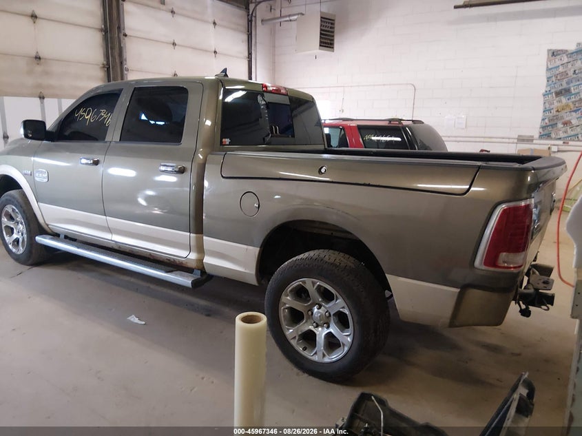 Vin: 1c6rr7wt0ds684802, lot: 46466565, ram 1500 laramie longhorn edition 20133
