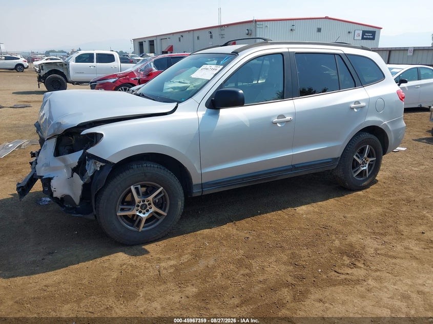 2009 Hyundai Santa Fe, Front End, IAAI, VIN 5NMSG73DX9H324243 — photo 2