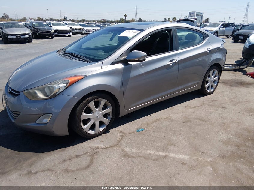2012 Hyundai Elantra, Удар ззаду, IAAI, VIN KMHDH4AE2CU189125 — фото 2