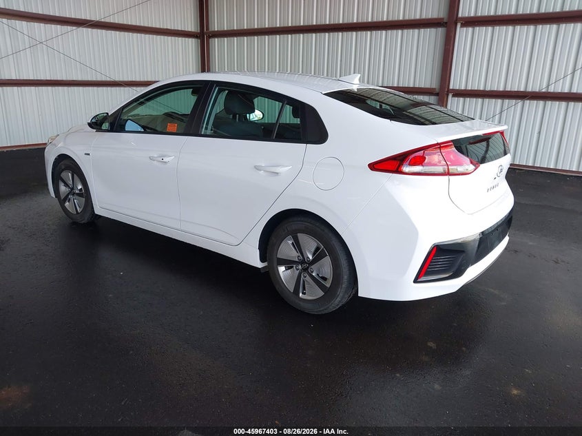 Vin: kmhc65lcxju100398, lot: 46466622, hyundai ioniq hybrid blue 20183