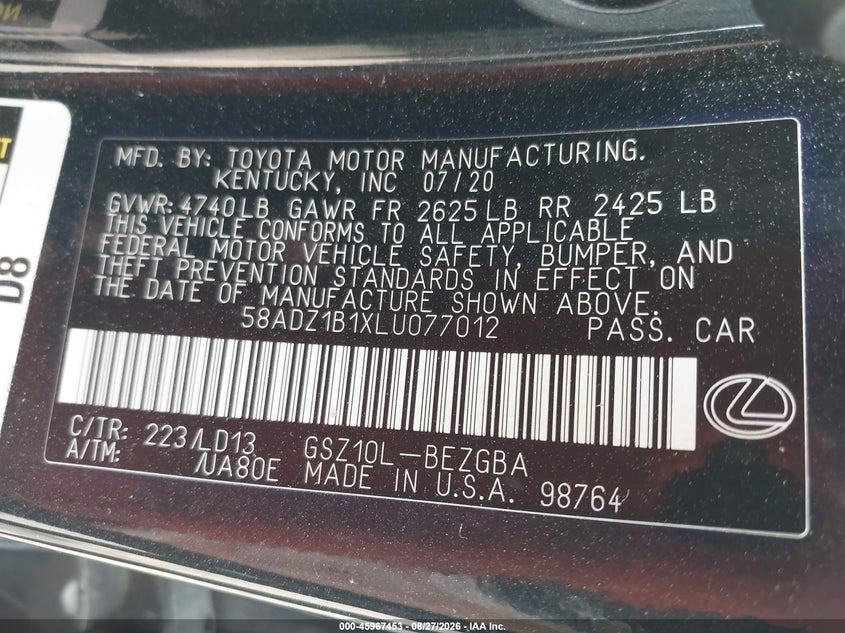 LEXUS ES 350 - zdjęcie 9