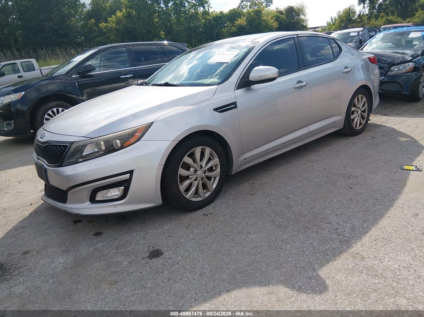 2015 Kia Optima, Обычный износ, IAAI, VIN 5XXGN4A76FG406701 — фото 2