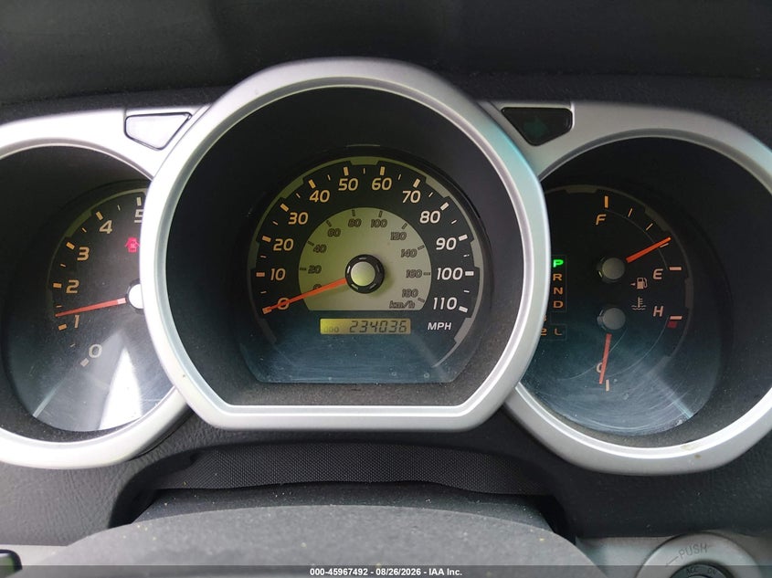 TOYOTA 4RUNNER 2005 VIN JTEZU14R458036112