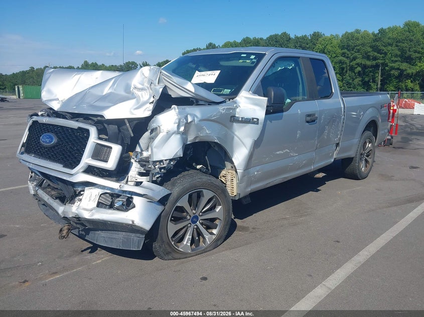 2019 Ford F-150, Удар спереду, IAAI, VIN 1FTEX1EP4KFA10513 — фото 2