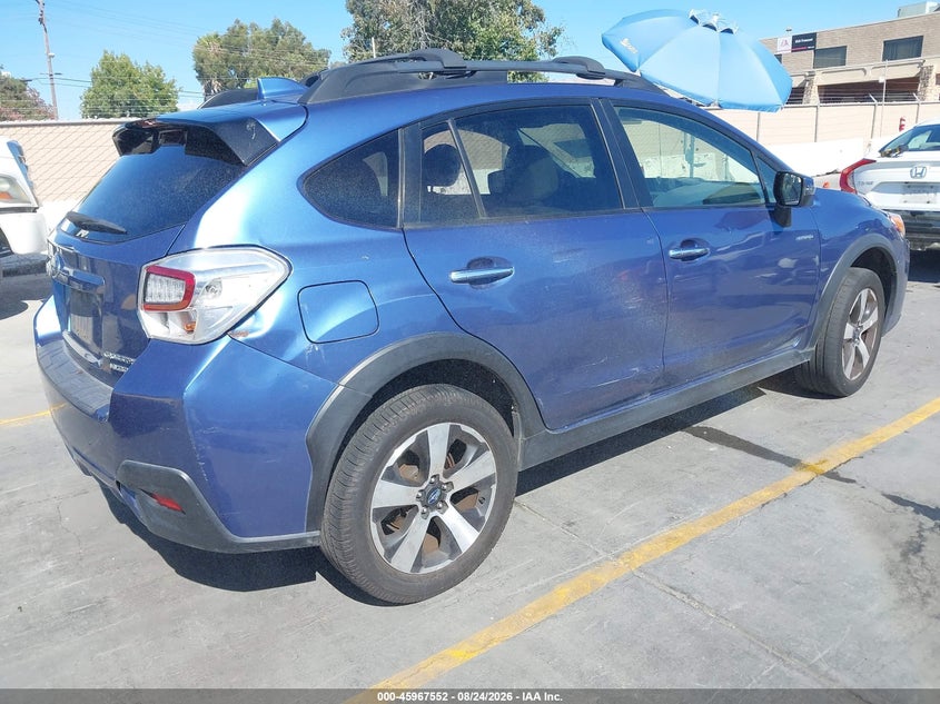 2016 SUBARU XV SPORT UTILITY VEHICLE 2.0L H-4 DOHC, VVT, REGULAR , 148HP