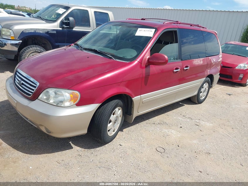 2003 Kia Sedona, Обычный износ, IAAI, VIN KNDUP131436392182 — фото 2