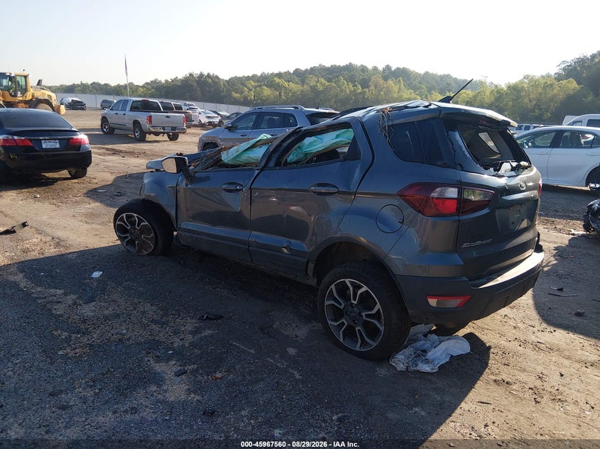 Vin: maj6s3jl6lc322777, lot: 46466779, ford ecosport ses 20203