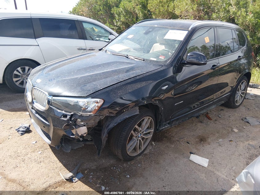 2017 BMW X3, Biohazard, IAAI, VIN 5UXWZ7C36H0V88429 — photo 2