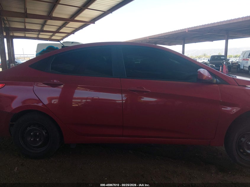2016 HYUNDAI ACCENT SEDAN 1.6L I-4 DI, DOHC, VVT, REGULAR , 137HP