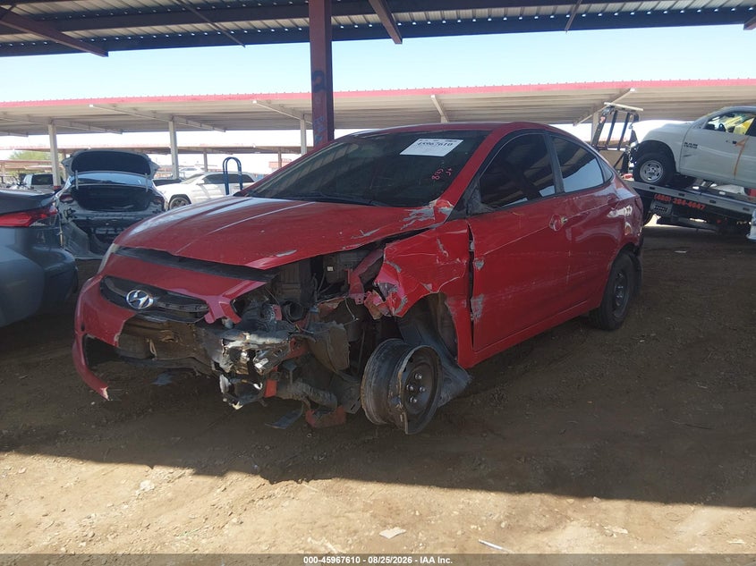 2016 Hyundai Accent, Left Front, IAAI, VIN KMHCT4AE9GU986018 — photo 2