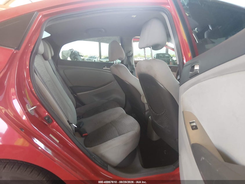 2016 HYUNDAI ACCENT SEDAN 1.6L I-4 DI, DOHC, VVT, REGULAR , 137HP
