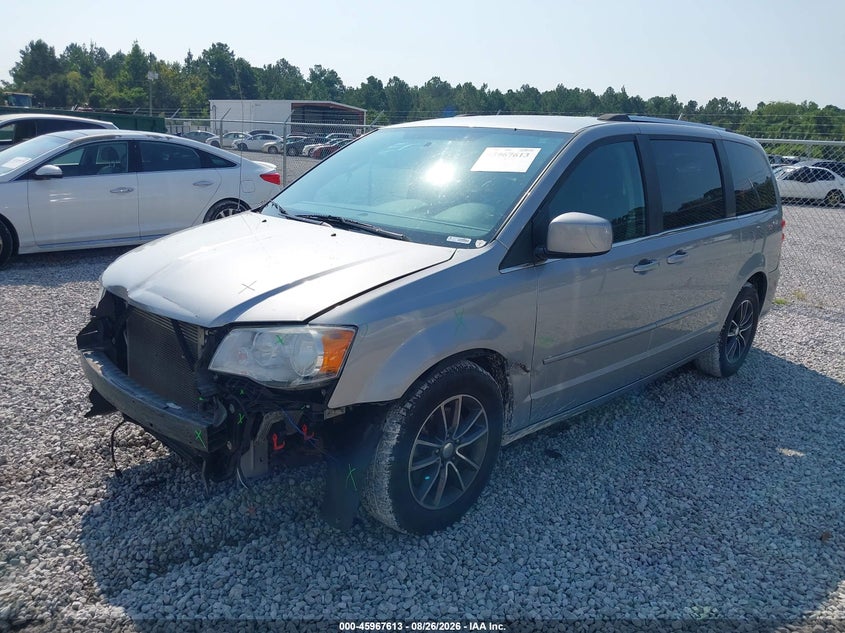 Vin: 2c4rdgcg2hr745816, lot: 46466832, dodge grand caravan sxt 20172