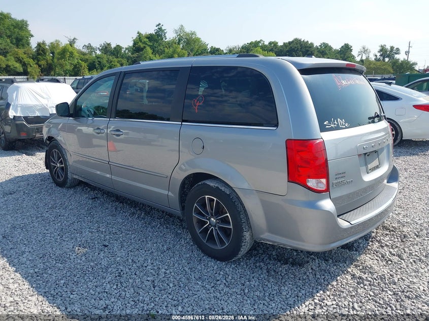 Vin: 2c4rdgcg2hr745816, lot: 46466832, dodge grand caravan sxt 20173