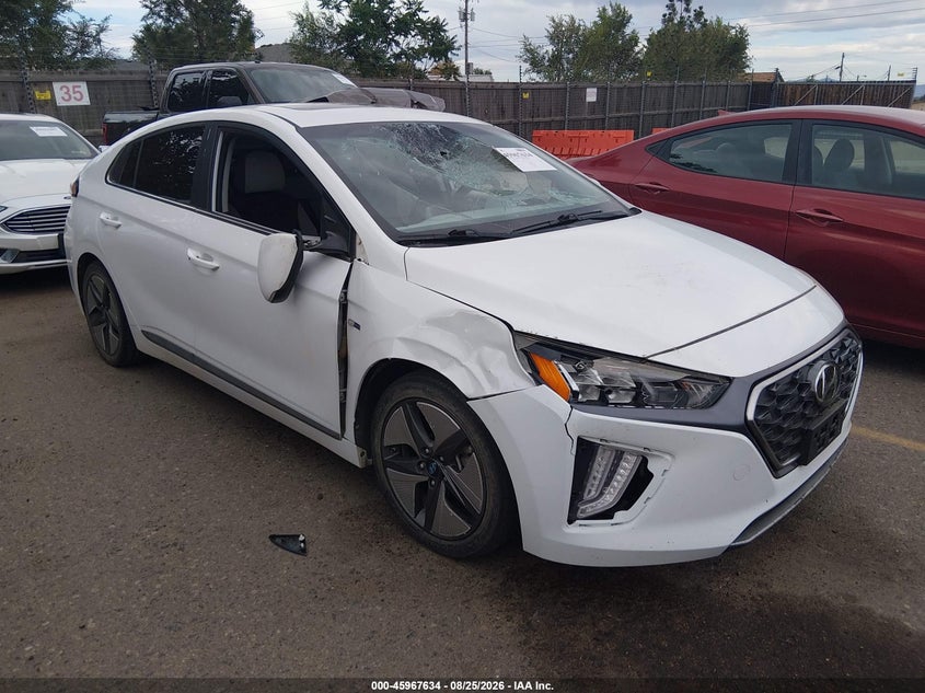 Vin: kmhc85lc5lu211874, lot: 46466853, hyundai ioniq hybrid sel 20201