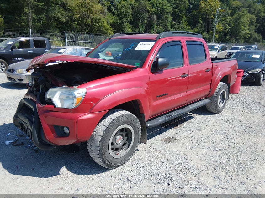 2012 Toyota Tacoma, Удар спереди, IAAI, VIN 5TFLU4ENXCX043253 — фото 2