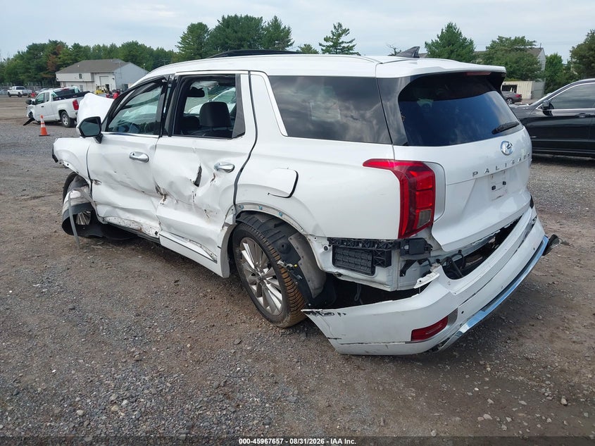 Vin: km8r5dhe8lu104986, lot: 46466876, hyundai palisade limited 20203