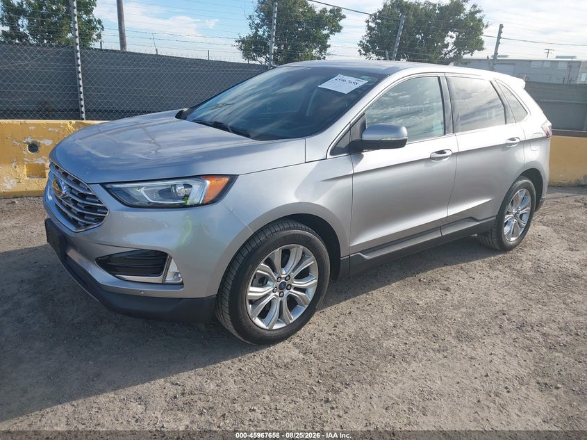 2021 Ford Edge, Удар сзади, IAAI, VIN 2FMPK3K99MBA51406 — фото 2