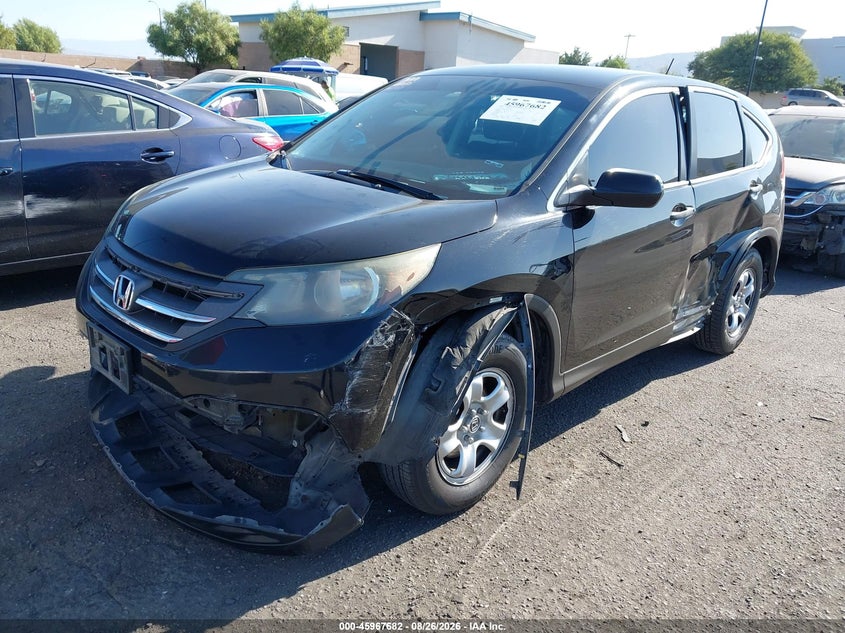 2012 Honda CR-V, Левый бок, IAAI, VIN 2HKRM3H36CH502224 — фото 2