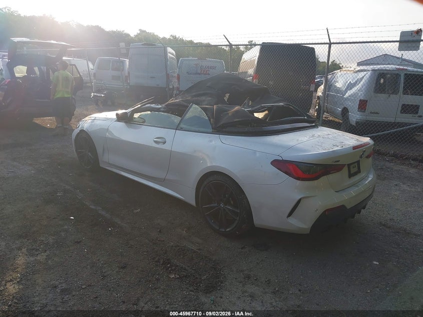 Vin: wba43at02ncj16961, lot: 46466929, bmw 430i xdrive 20223