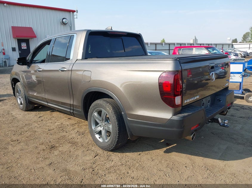 Vin: 5fpyk3f75nb006363, lot: 46466987, honda ridgeline rtl-e 20223