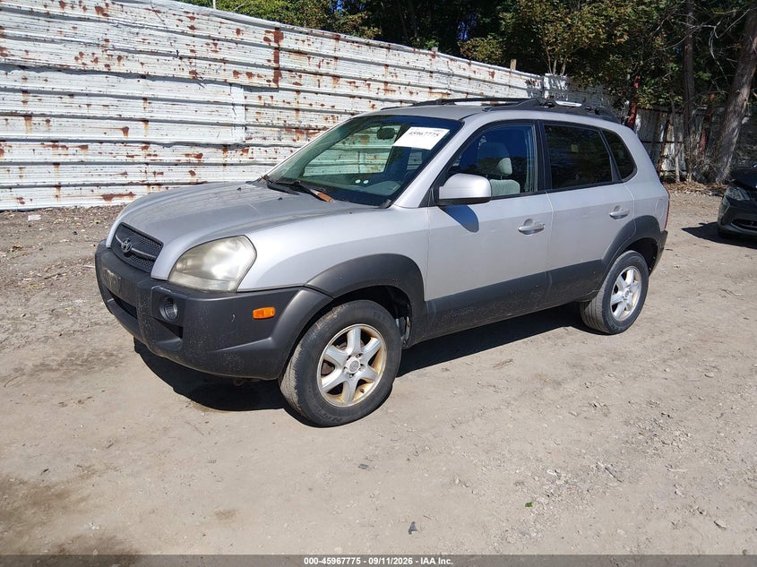 HYUNDAI TUCSON 2005 VIN KM8JN72D45U146346