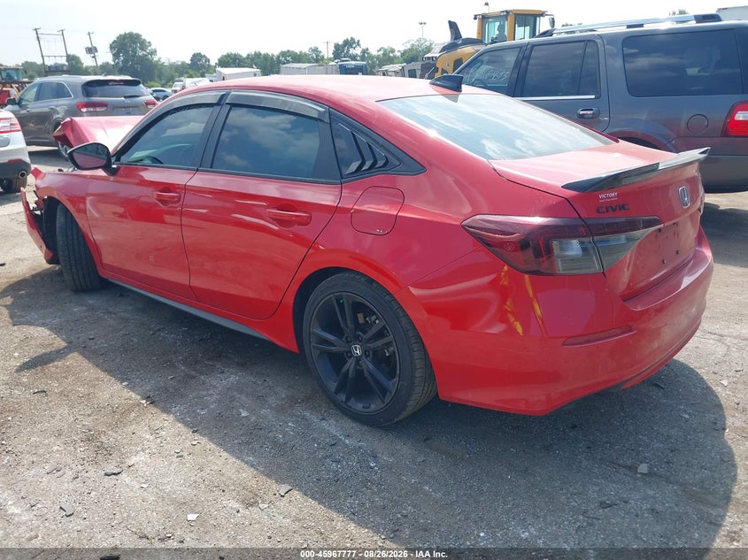 Vin: 2hgfe1e52th473812, lot: 46466996, honda civic si sedan 20263