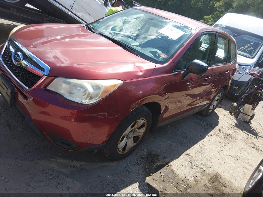 2014 SUBARU FORESTER auction photo 2