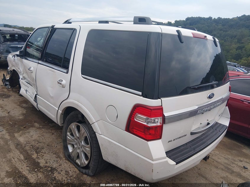 Vin: 1fmju1mt0fef42693, lot: 46467008, ford expedition platinum 20153