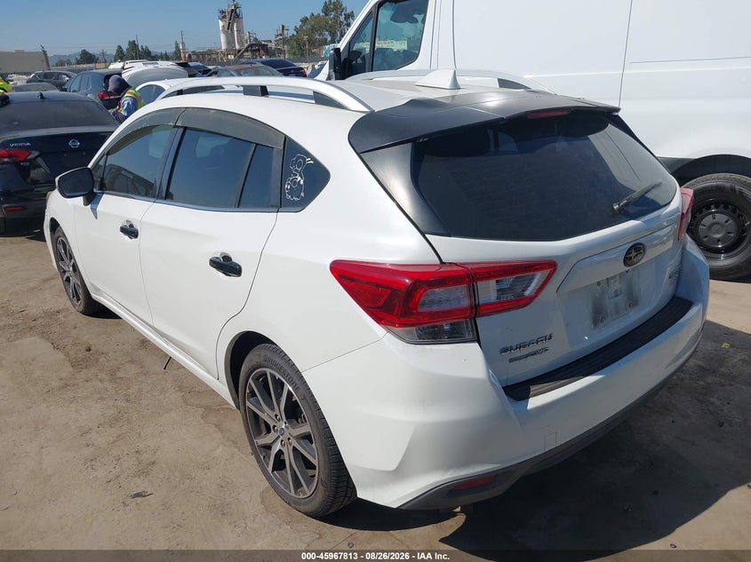 2017 SUBARU IMPREZA HATCHBACK 2.0L H-4 DI, DOHC, VVT, REGULAR , 152HP