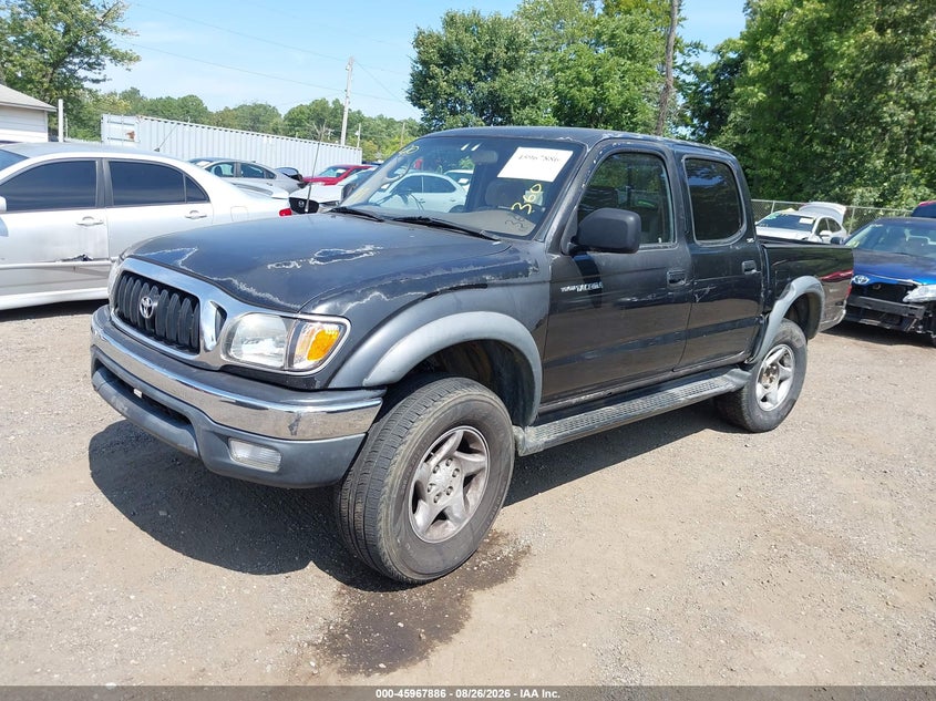2001 Toyota Tacoma Prerunner V6, Левый зад, IAAI, VIN 5TEGN92N81Z812497 — фото 2