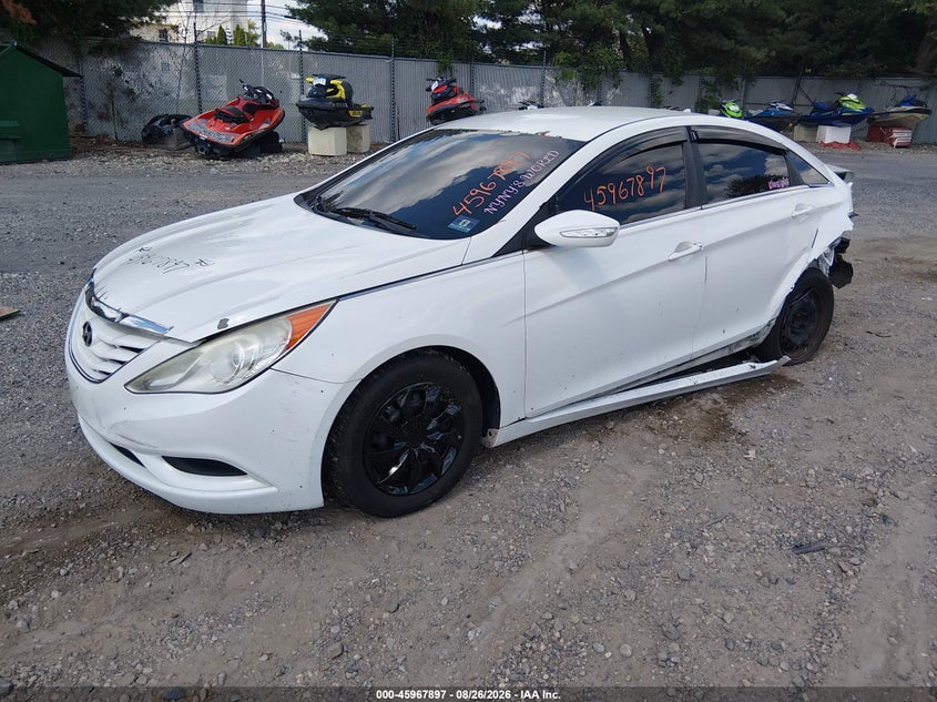 2011 Hyundai Sonata, Left Rear, IAAI, VIN 5NPEB4AC9BH295668 — photo 2