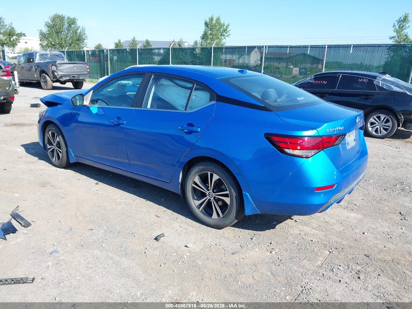 Vin: 3n1ab8cv5my302855, lot: 46467135, nissan sentra sv xtronic cvt 20213