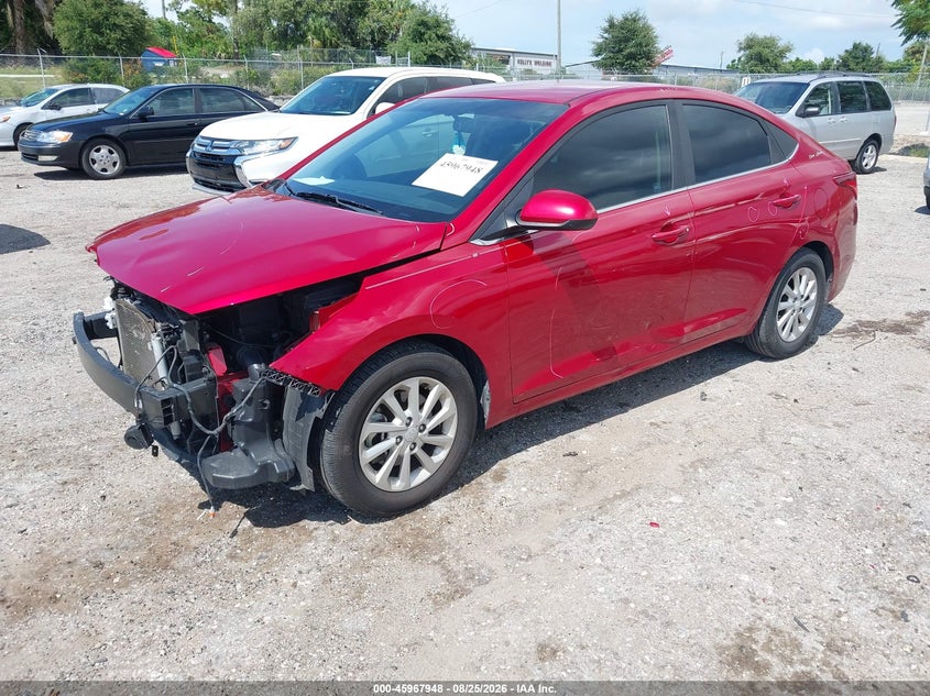 2019 Hyundai Accent, Front End, IAAI, VIN 3KPC24A31KE054229 — photo 2