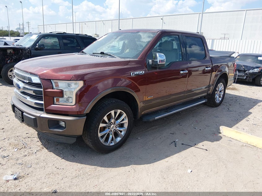 2015 Ford F-150, Right Side, IAAI, VIN 1FTEW1CGXFKD33953 — photo 2