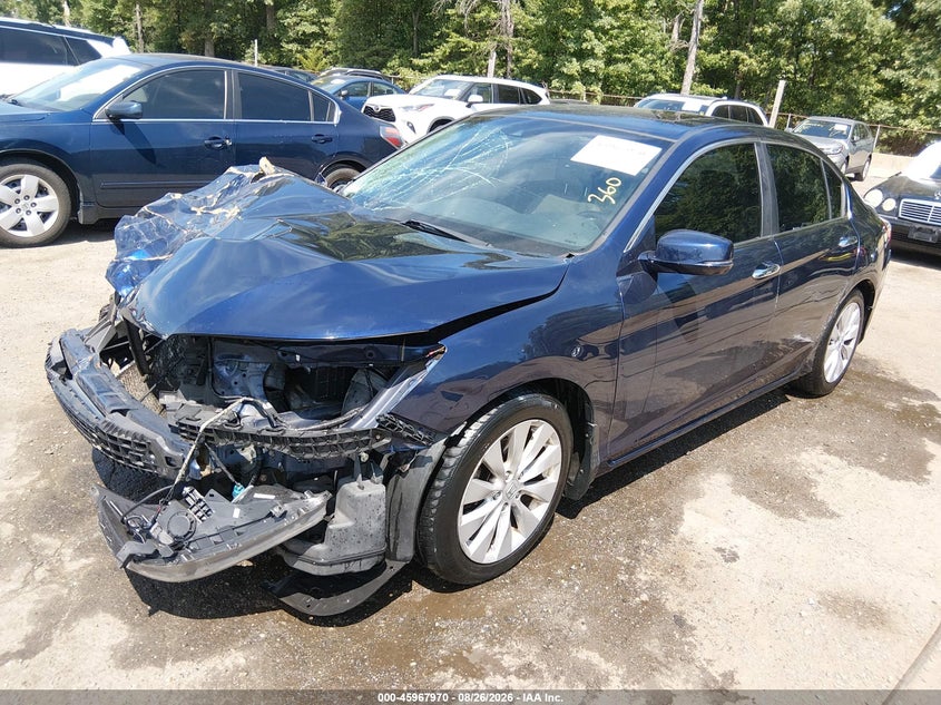 Vin: 1hgcr2f84da273827, lot: 46467189, honda accord ex-l 20132
