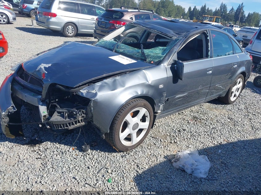 2004 Audi A6, Rollover, IAAI, VIN WAULT64B84N007058 — photo 2