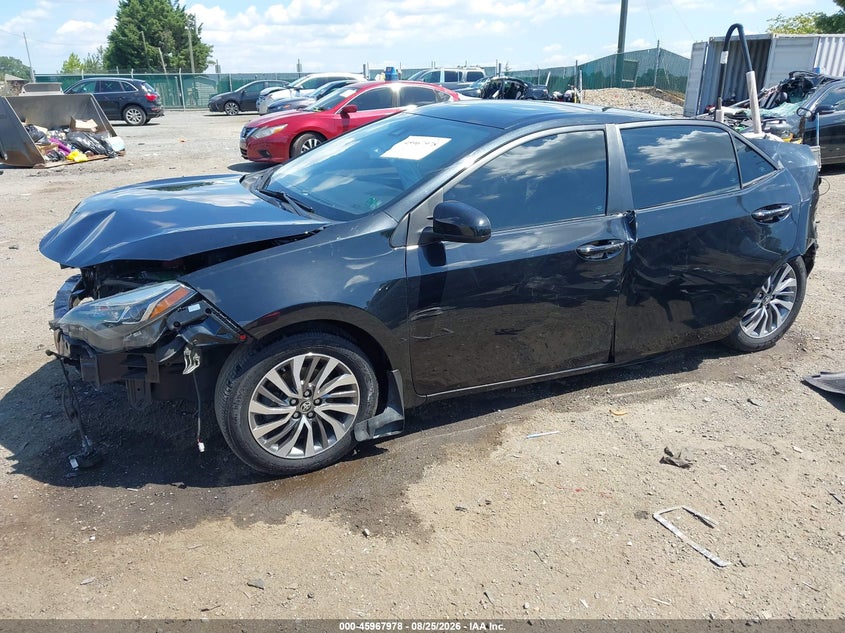 2018 Toyota Corolla, Перёд и зад, IAAI, VIN 2T1BURHE6JT025493 — фото 2