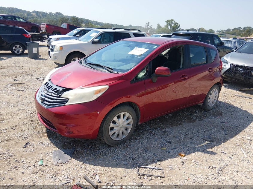 2014 Nissan Versa, Right Side, IAAI, VIN 3N1CE2CP8EL382911 — photo 2