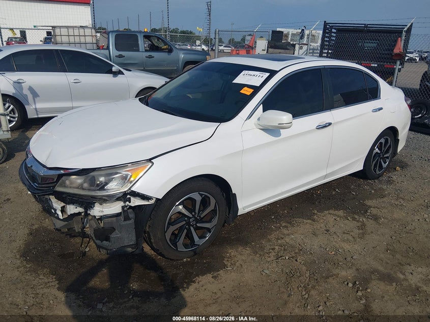 2016 Honda Accord, Удар спереду, IAAI, VIN 1HGCR2F88GA017047 — фото 2